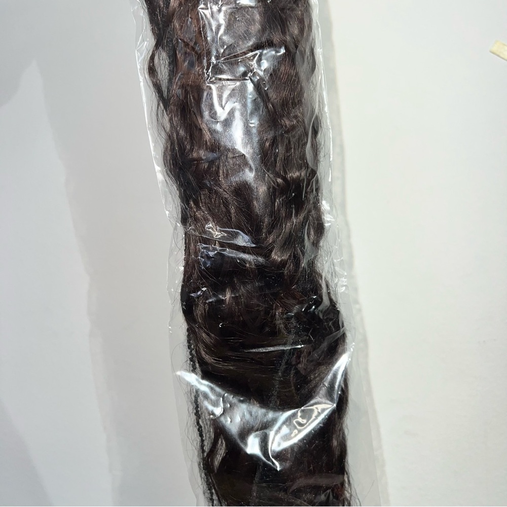 Wavy 26 in‎ Ponytail Synthetic Ponytail Hair Extensions Natural Black - Picture 9 of 9